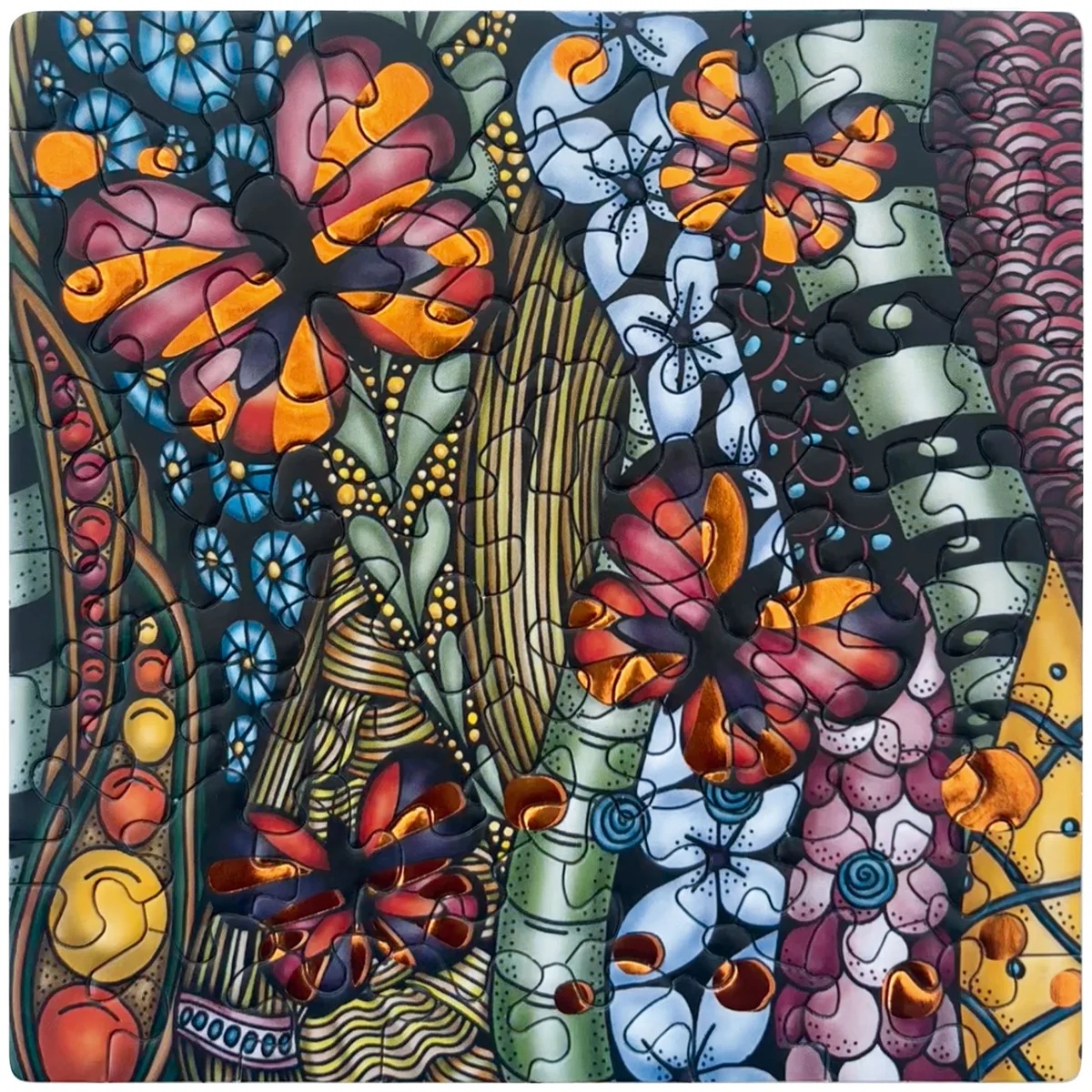 Curiosi Q-Puzzle Kupfer 02 "Schmetterling"