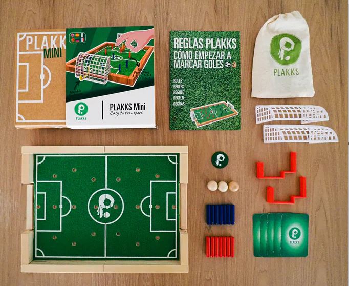 Mini PLAKKS Finger Fußball-Spiel Reise-Spiel