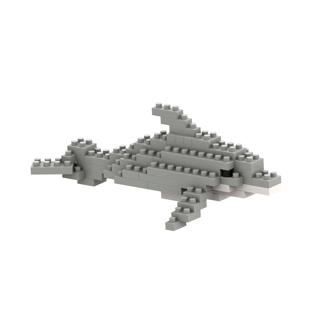 Brixies Delphin 65 Mini-Klemmbausteine