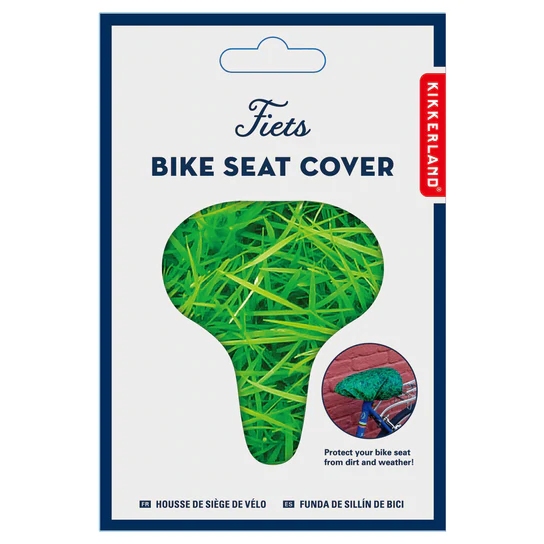 Kikkerland Grass Bike Seat Cover