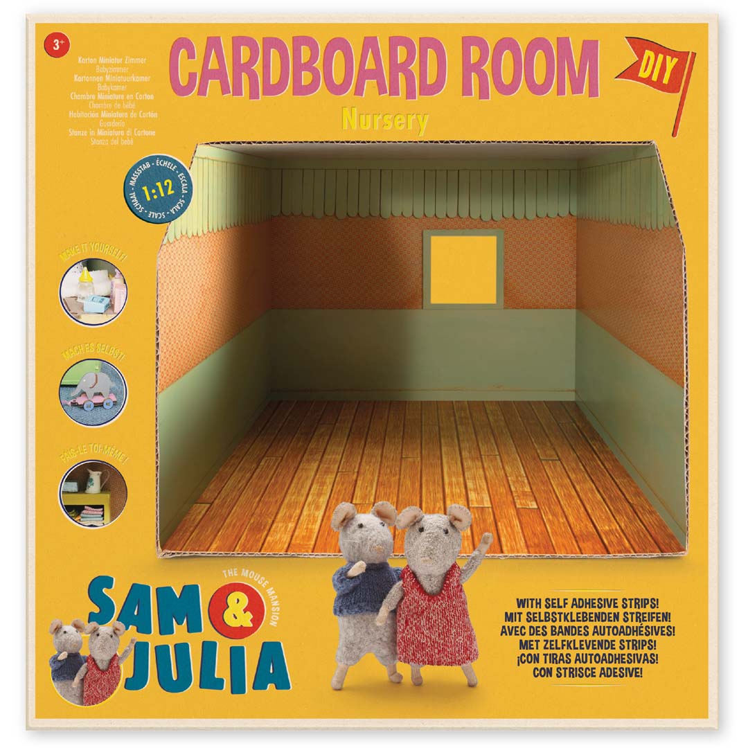 Sam und Julia Mäusehaus Babyzimmer Puppenhaus DIY