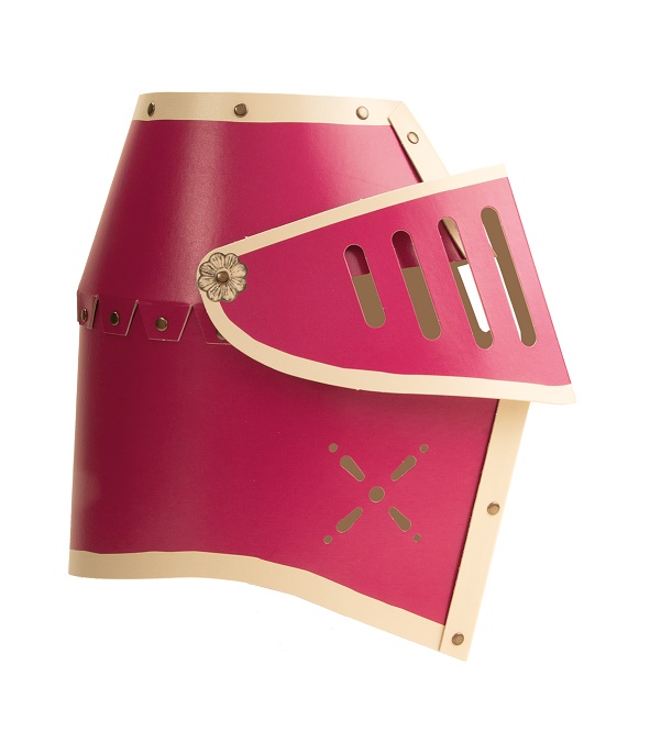 Vah Ritterhelm pink Karton genietet