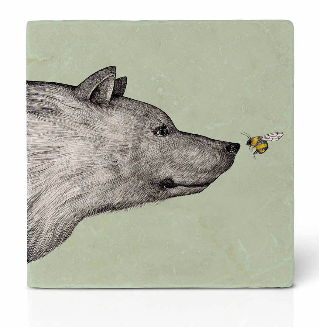 Ligarti Fliesenuntersetzer Die Begegnung