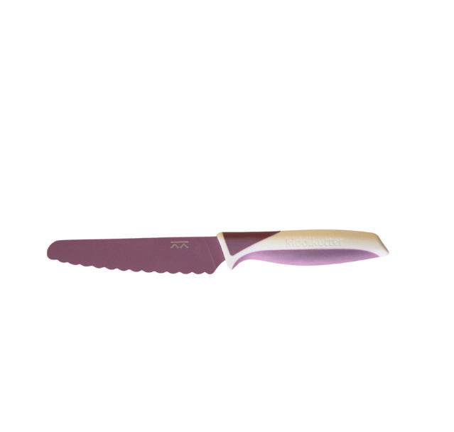 Kiddikutter Kinder-Lernmesser Fig  lila