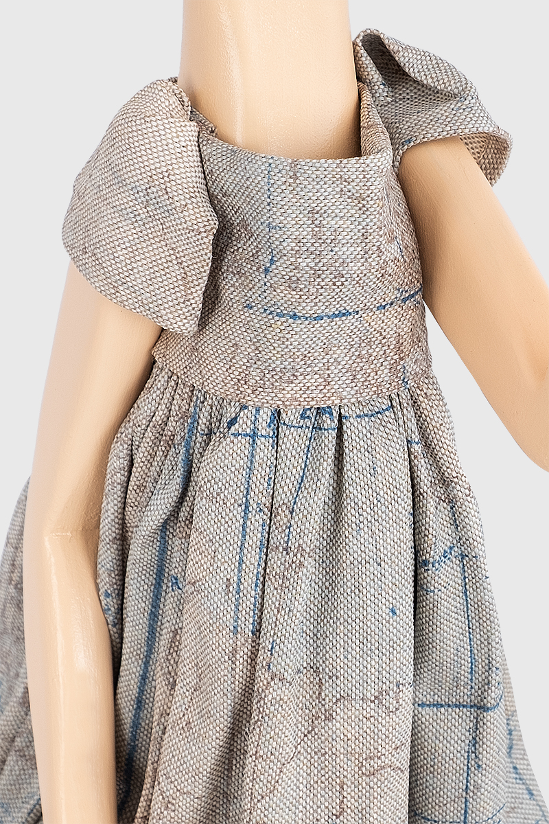 Skitso Little Girls Tischlampe Titania mit helltürkisem Schirm