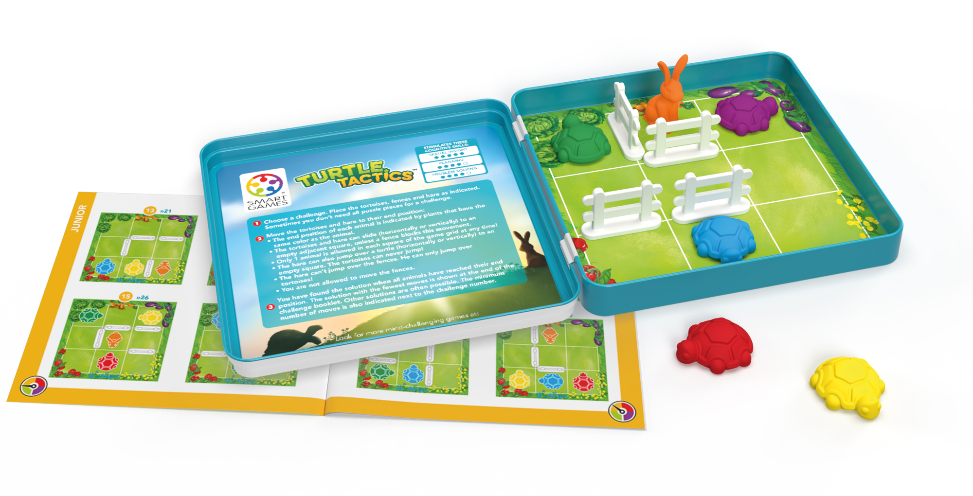SMARTGames Magnetisches Reisespiel Schildkröten-Schach