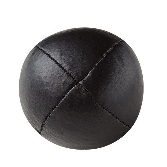Henrys Beanbag Glatt schwarz 58 einfarbig Premium Jonglierball Made in Germany