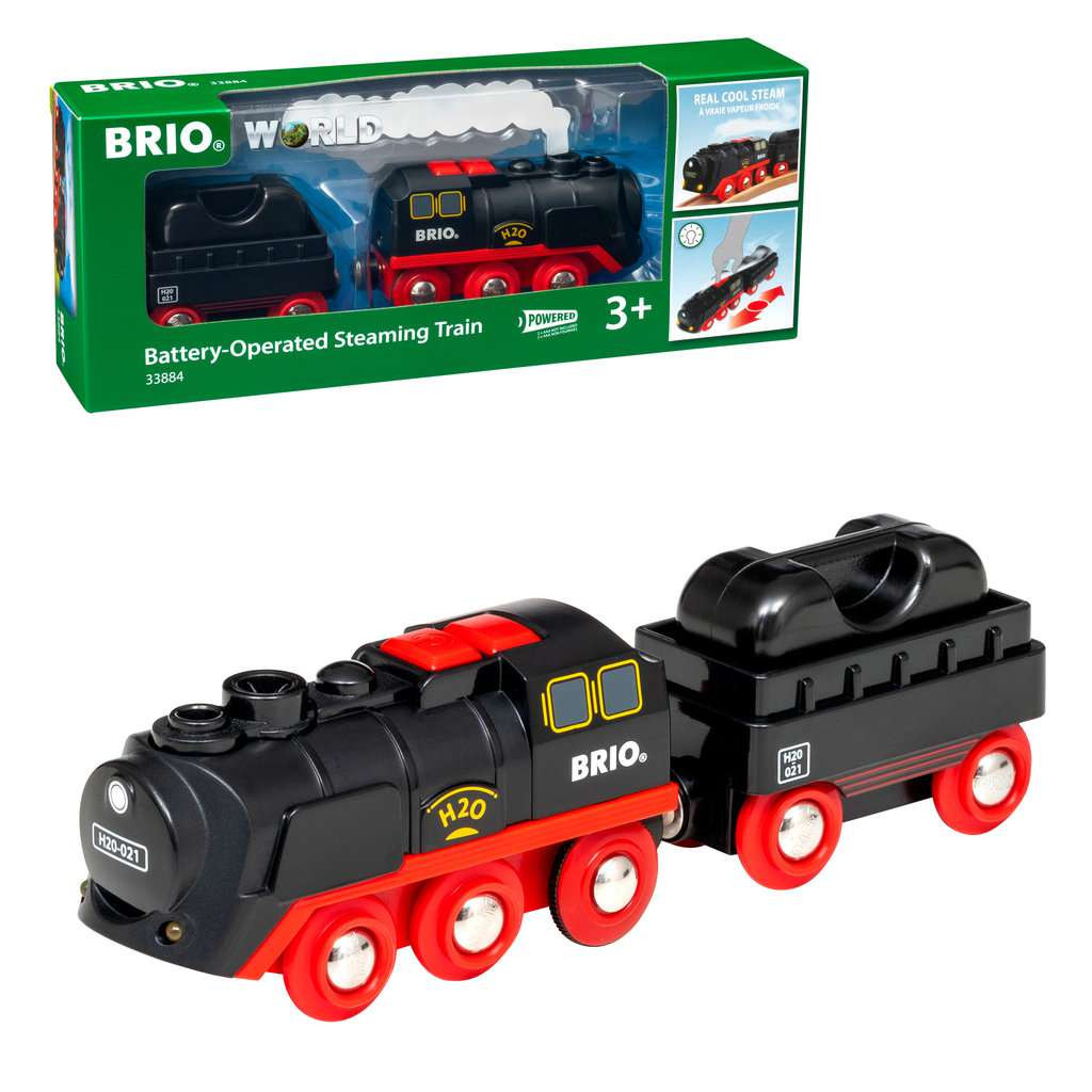 BRIO Batterie-Dampflok mit Wassertank
