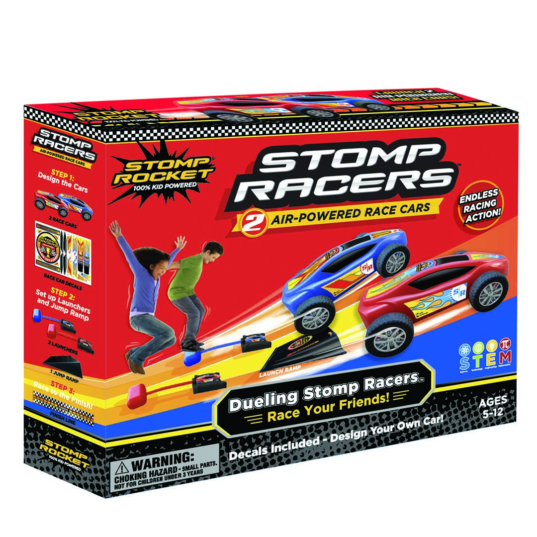Stomp Rocket Dueling Stomp Racers 2 Rennwagen