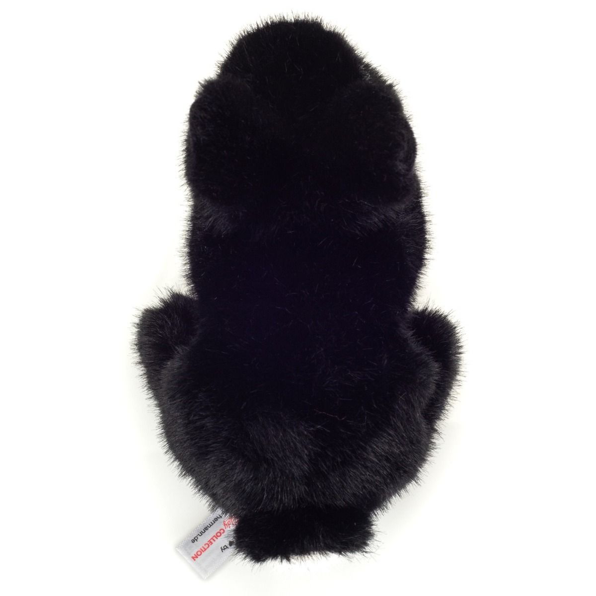 Hermann Teddy Hase sitzend schwarz 17 cm Stofftier