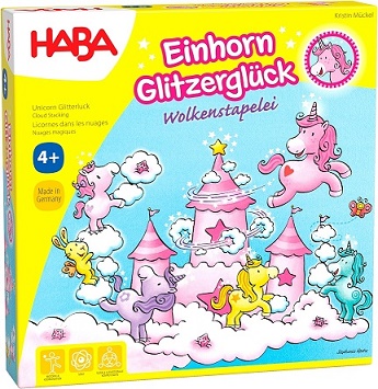 Haba Wolkenstapelei - Einhorn Glitzerglück