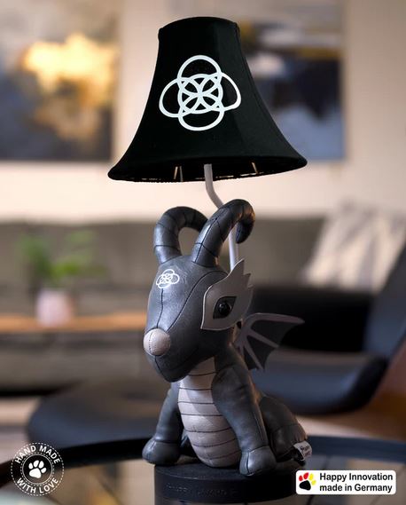 Happy LampsTischleuchte Black Dragon der Drache 