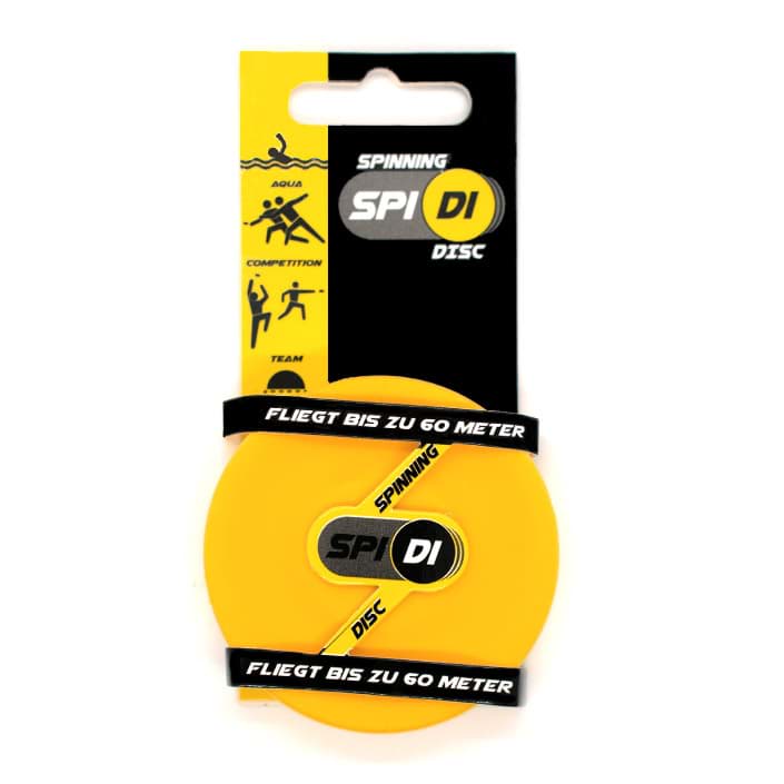 Mini Wurfscheibe SpiDi Spinning Disc - Gelb