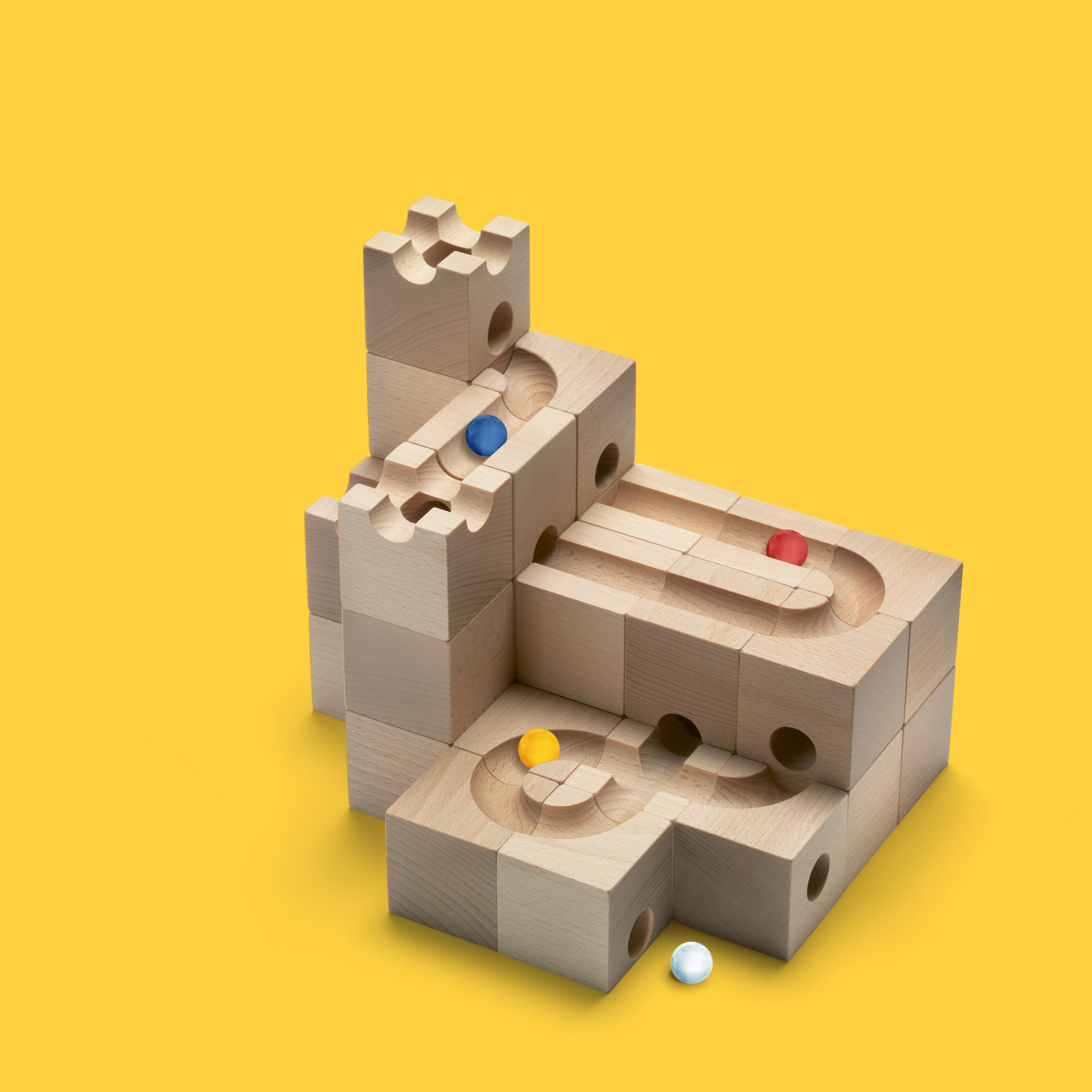 Cuboro Kugelbahn Starter Set Standard 32 - 32 Elemente - ab 5 Jahren