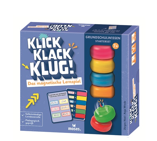 moses Klick Klack Klug Starterset 2 -  ab 7 Jahren Das magnetische Lernspiel