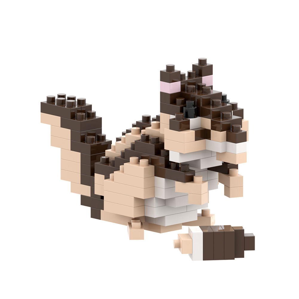 Brixies Streifenhörnchen 145 Mini-Kemmbausteine