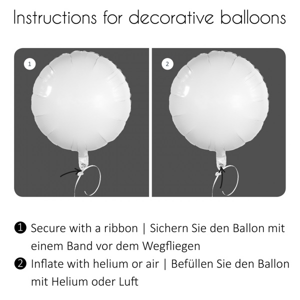 Folienballon Herz just married Natural Frame - 17"