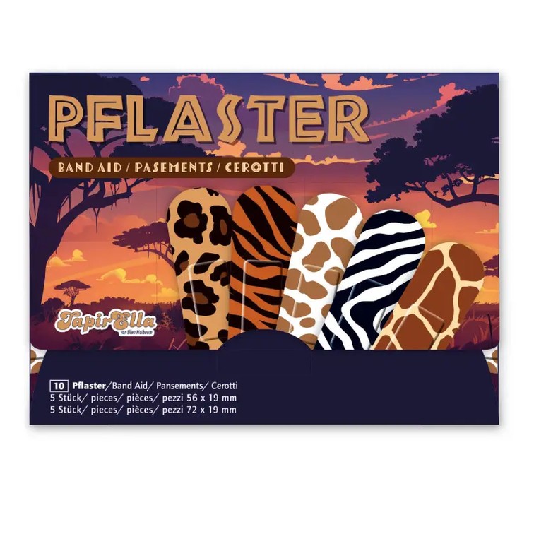TapirElla Pflasterbriefchen Wildlife mit 10 Pflastern