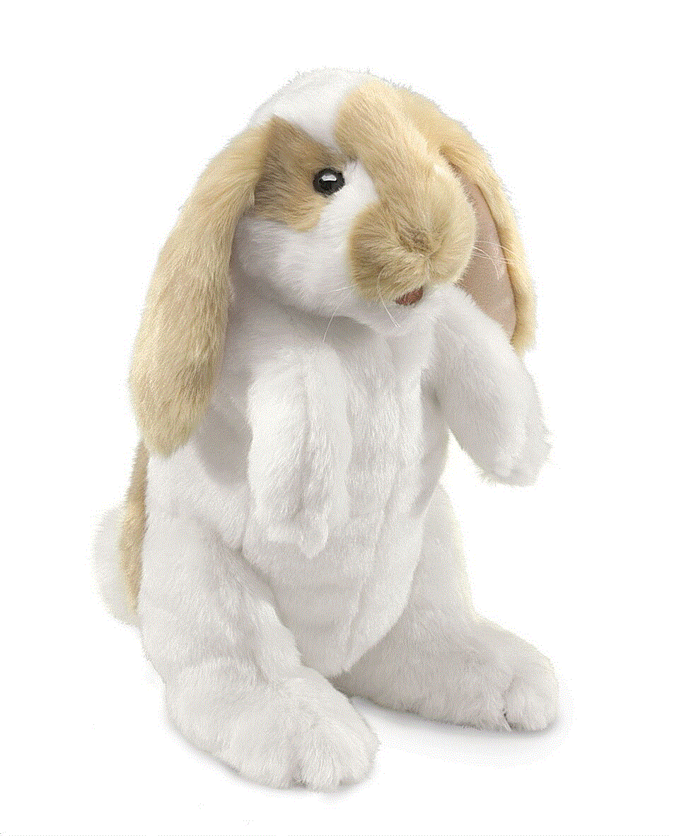 Folkmanis Handpuppe Stehender Hängeohrhase / Standing Lop Rabbit 