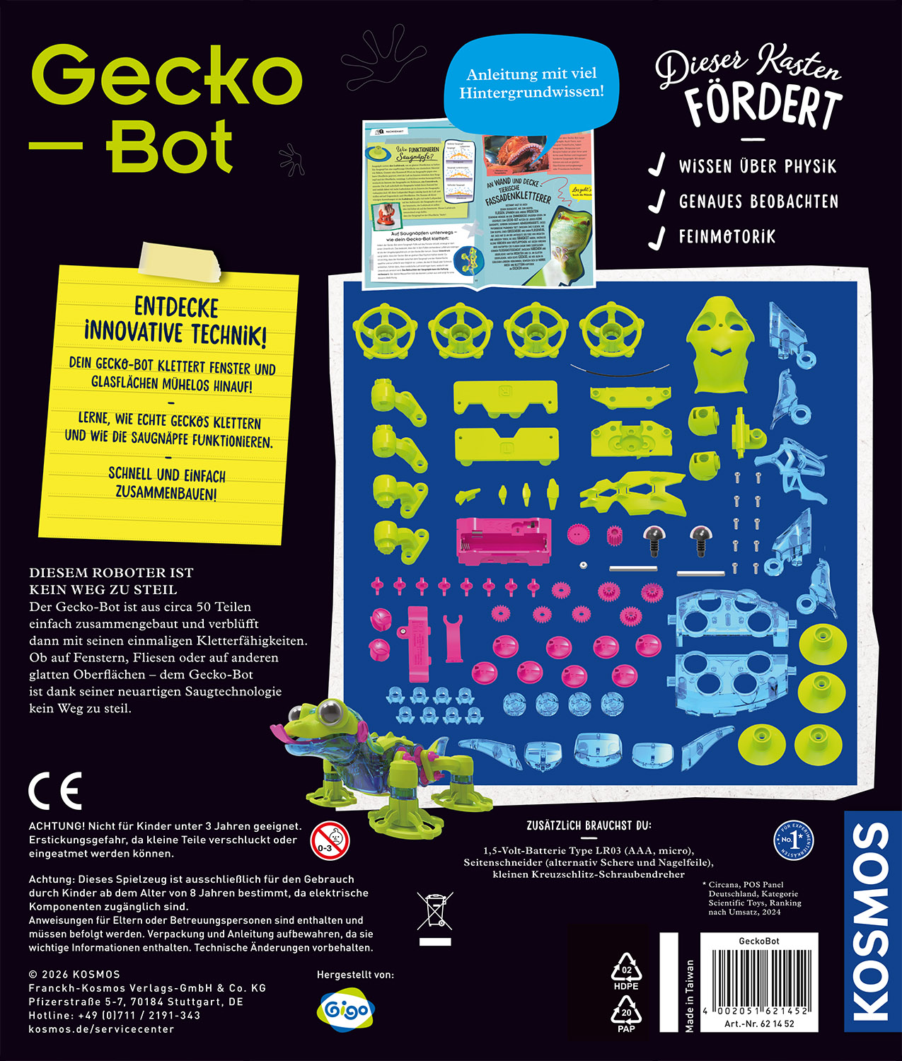 Kosmos Experimentierkasten Gecko Bot