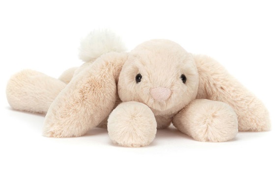 Jellycat Stofftier Smudge Rabbit Tiny Plüsch-Hase liegend