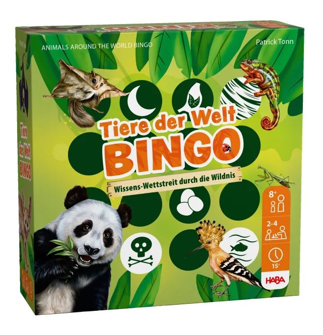 Haba Kinderratespiel Tiere der Welt Bingo 