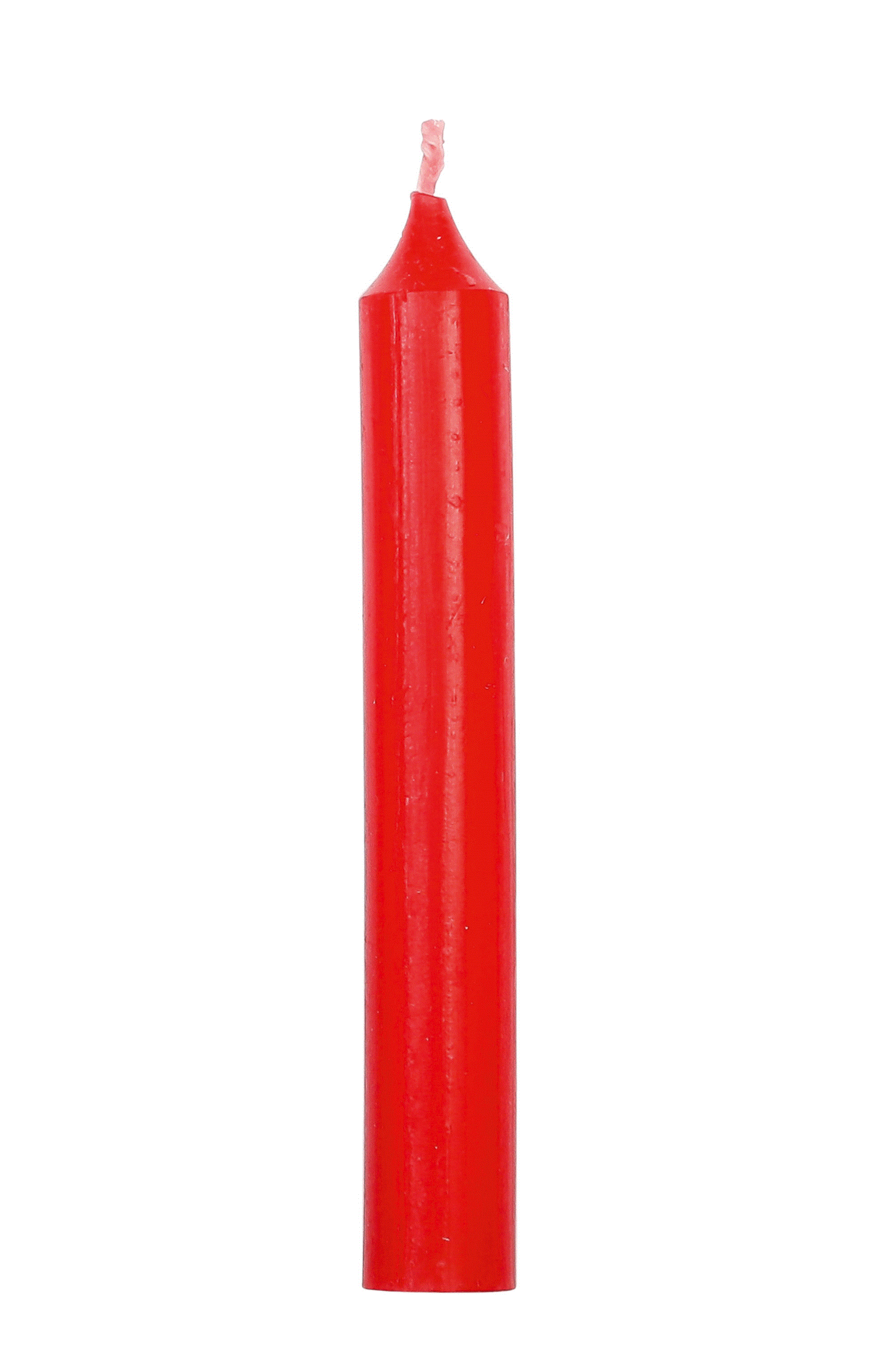 Ahrens Kerze einfarbig rot