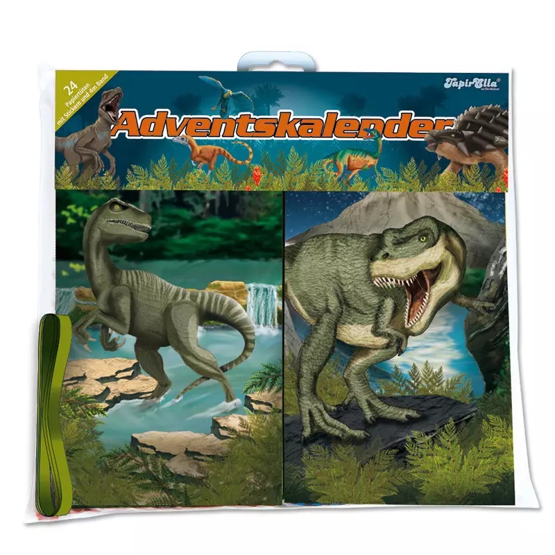 Lutz Mauder TapirElla Adventskalender zum Selbstbefüllen, Dinosaurier