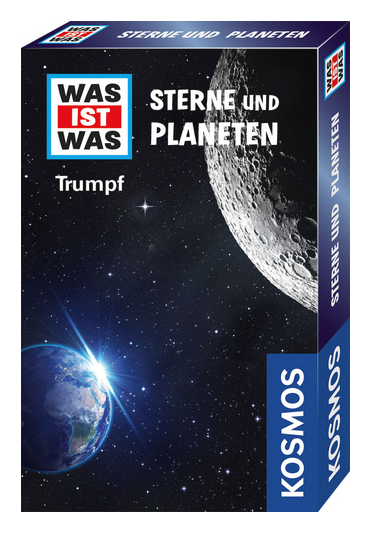 Kosmos Trumpfkartentspiel WAS IST WAS Sterne & Planeten  Kosmos Trumpfkartentspiel WAS IST WAS Sterne & Planeten