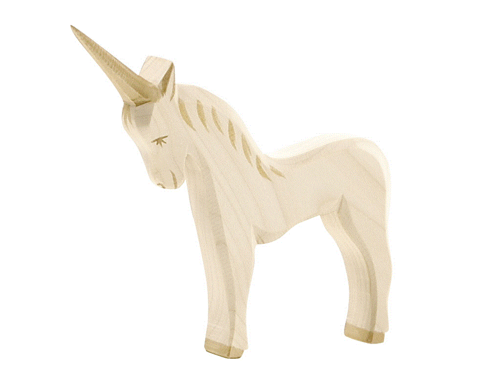 Ostheimer Einhorn Holzfigur