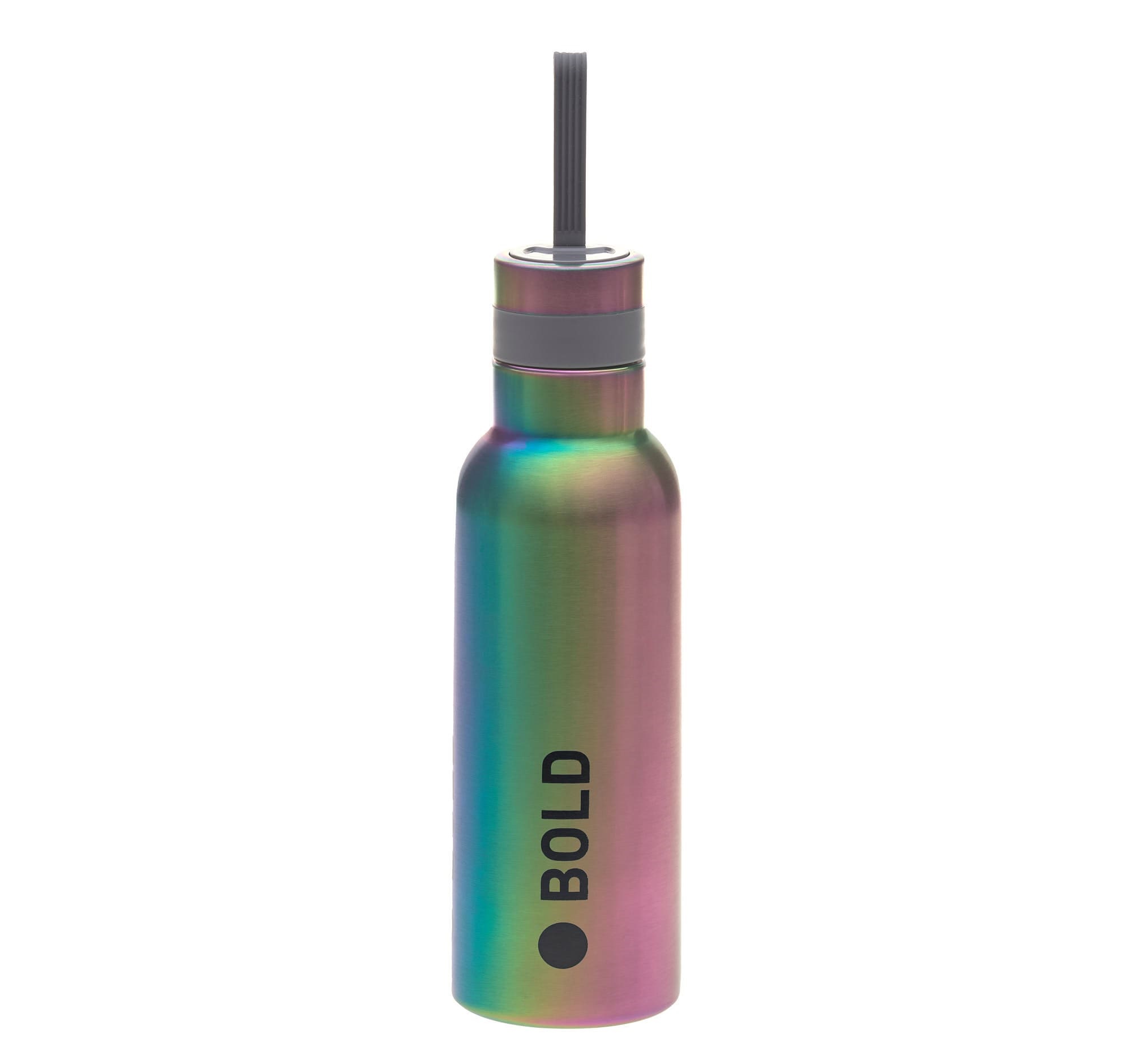 Lässig Trinkflasche Bold rainbow Edelstahl 