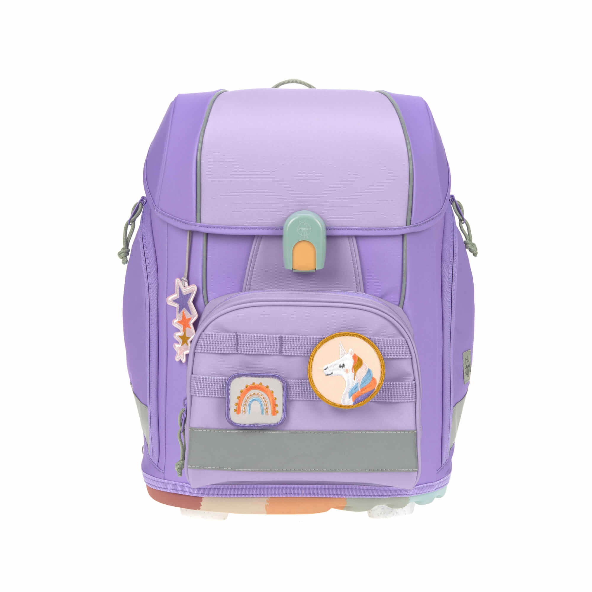 Lässig School Set Boxy Unique violet/lavender Schultasche / Schulranzen Set