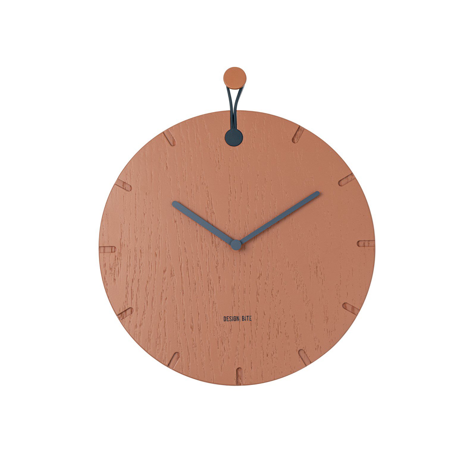 DesignBite BIG HUG Wanduhr - braun