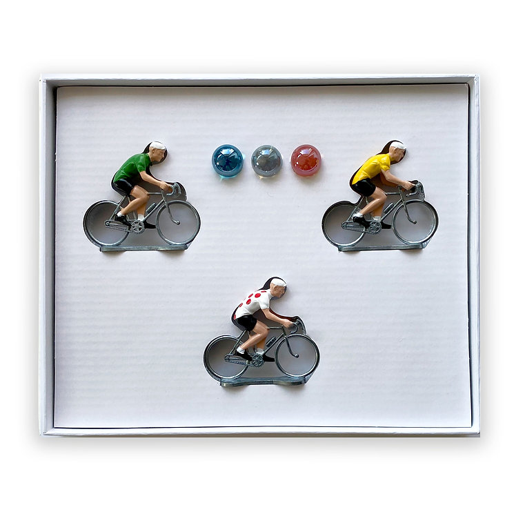 Bernard & Eddy Geschenkbox Tour de France  mit 3 Radrennfahrern