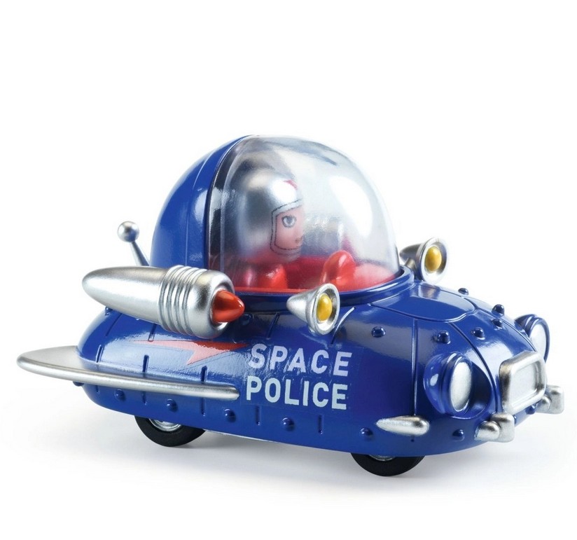 Djeco Crazy Motors: Space Police Modellauto aus Metall
