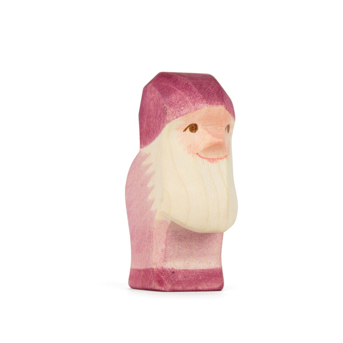 Ostheimer Holzfigur Zwerg violett