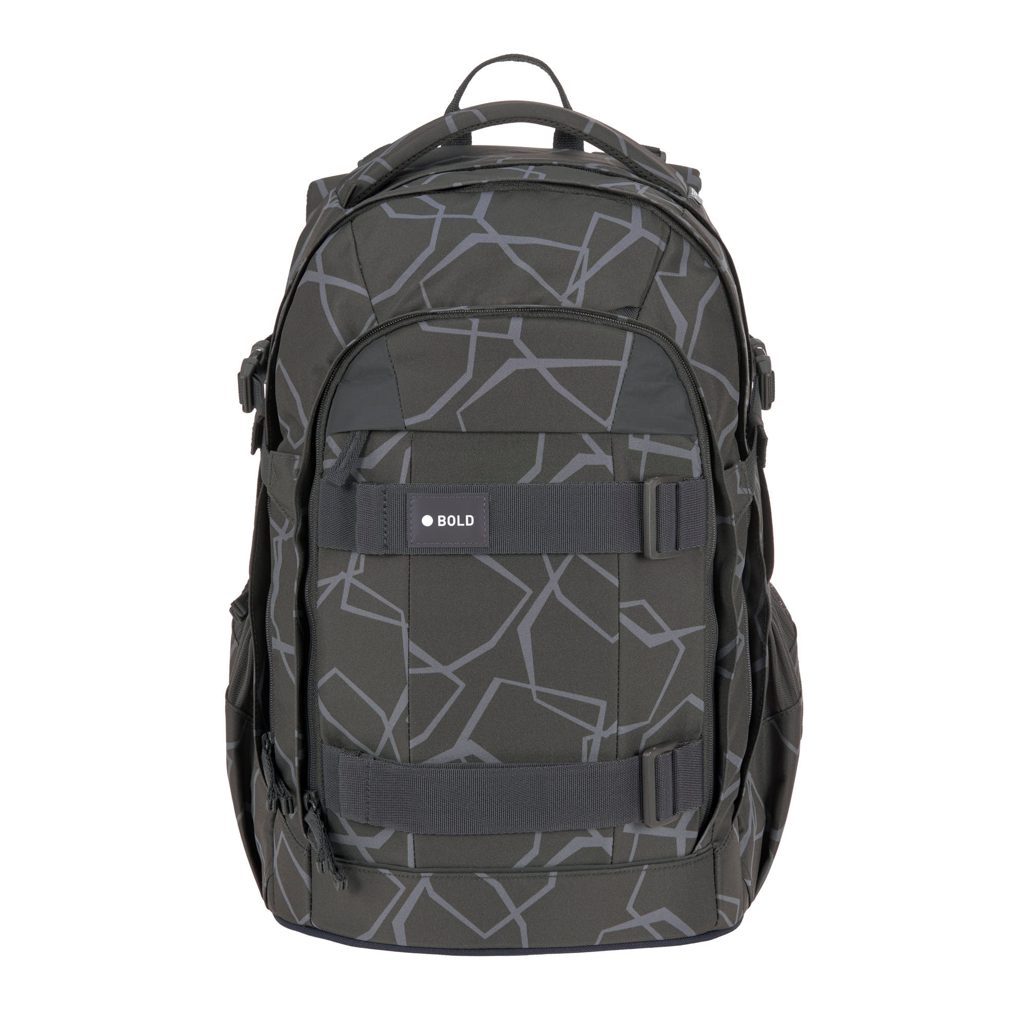 Lässig Schulrucksack Origin Bold Edges grey Schultasche ca. ab Klasse 5 