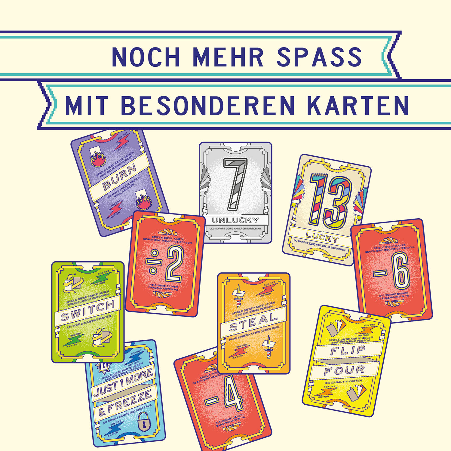 Kosmos Kartenspiel Flip 7 Voll fies