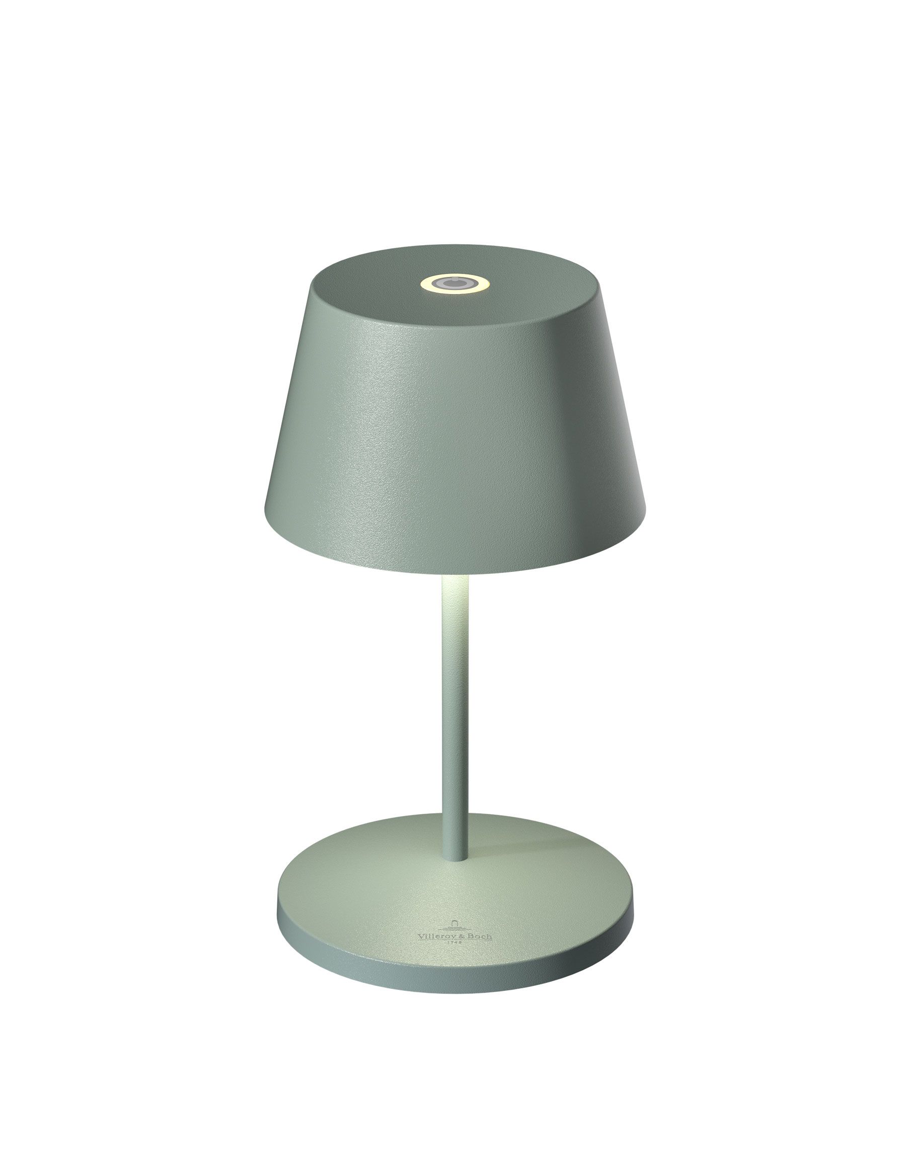 Villeroy & Boch In- & Outdoorleuchte Seoul 2.0  olivgrün akkubetriebene und dimmbare Tischlampe