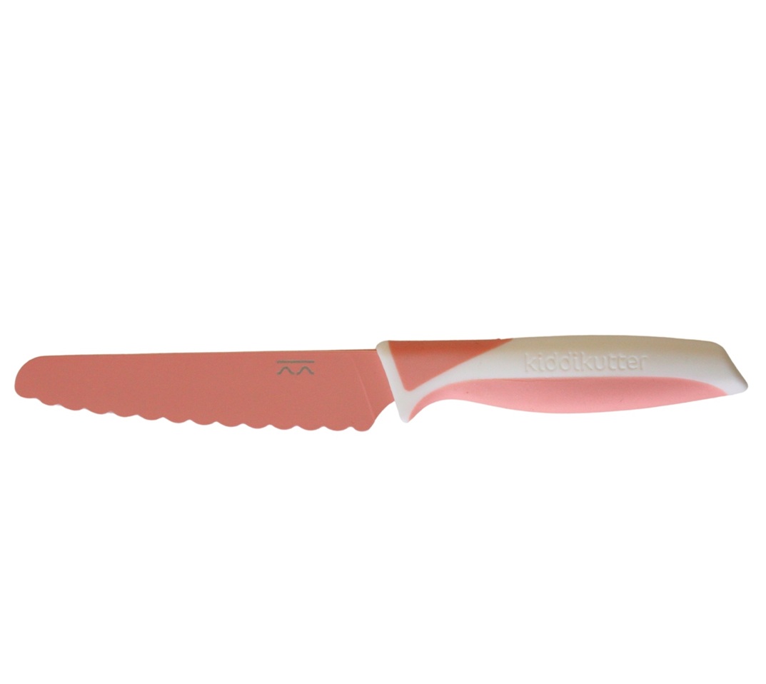 Kiddikutter Lernmesser Peach sicheres Messer für kleine Kinder