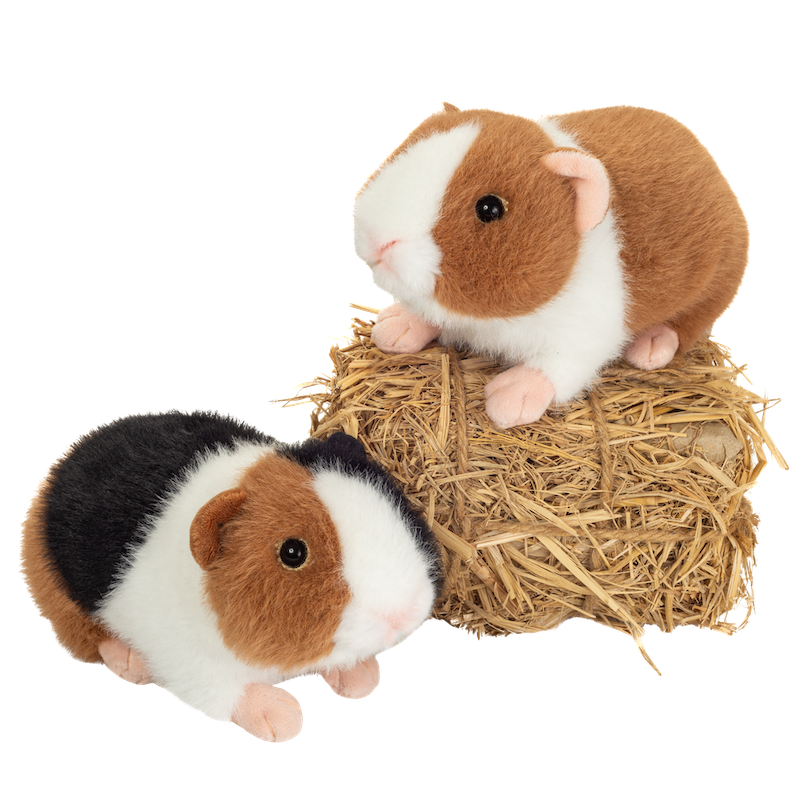 Hermann Teddy Meerschweinchen hellbraun-weiss 19 cm