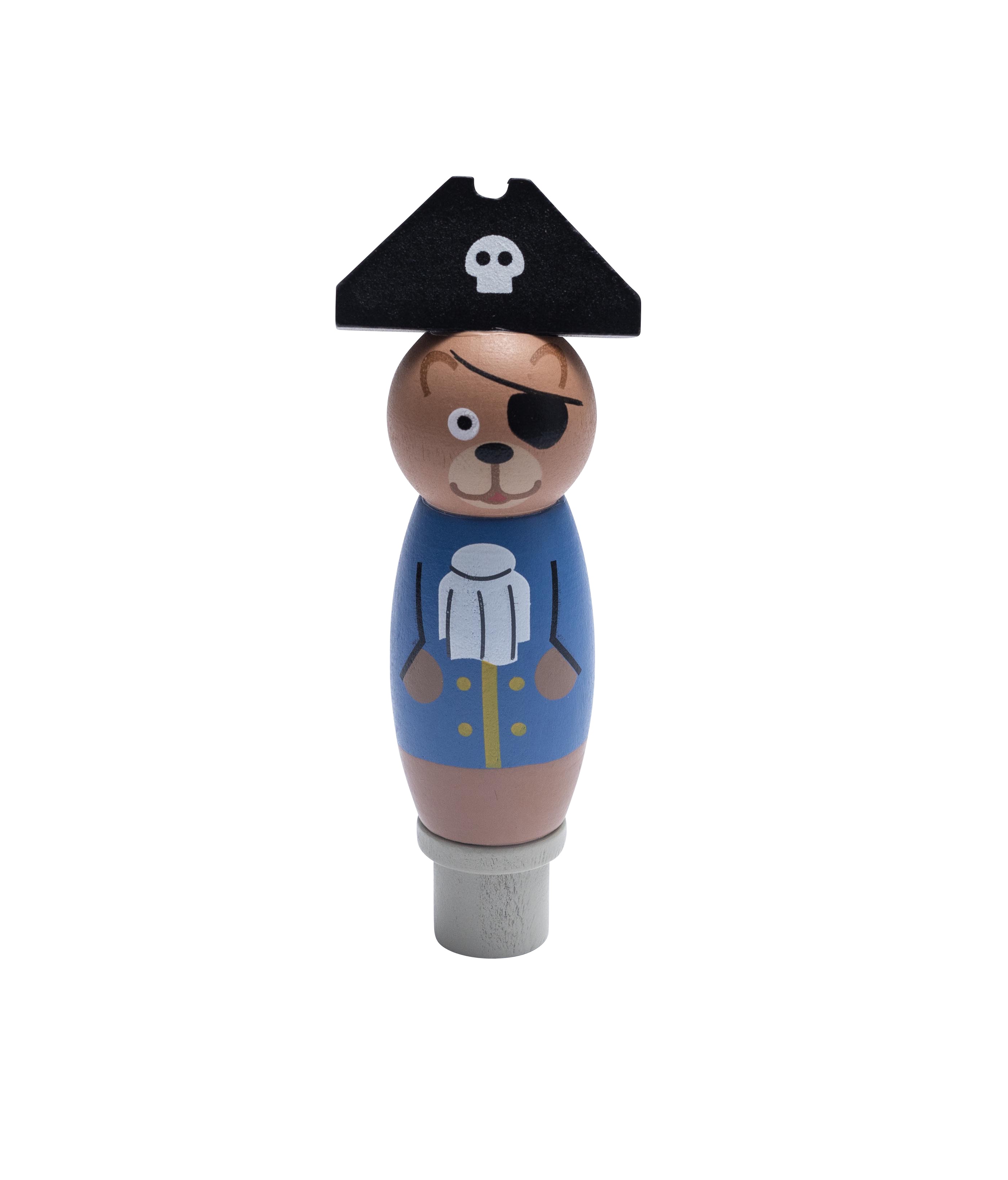 Ahrens Steckfigur Piraten Bär für Geburtstagsringe