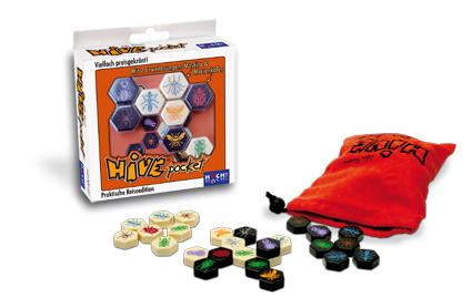 Huch! Zweipersonenspiel Hive Pocket Reisespiel