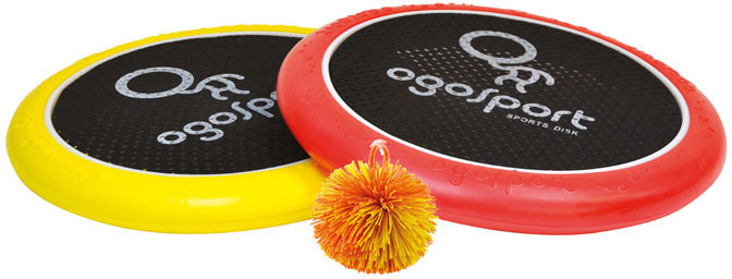 OgoSport Set  für 2 Personen in gelb-rot Super Outdoor-Ballspiel
