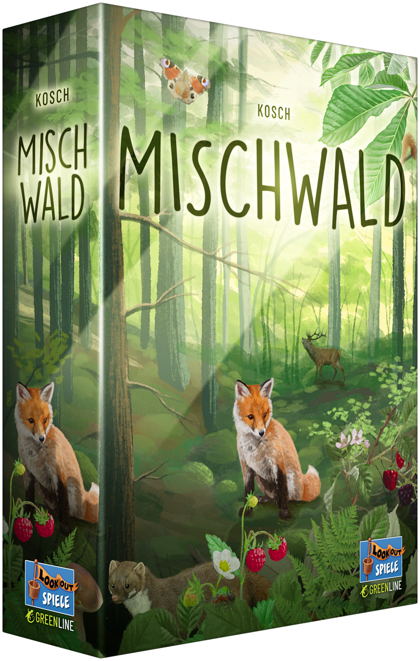 Lookout Gesellschaftsspiel Mischwald Karten- und Brettspiel