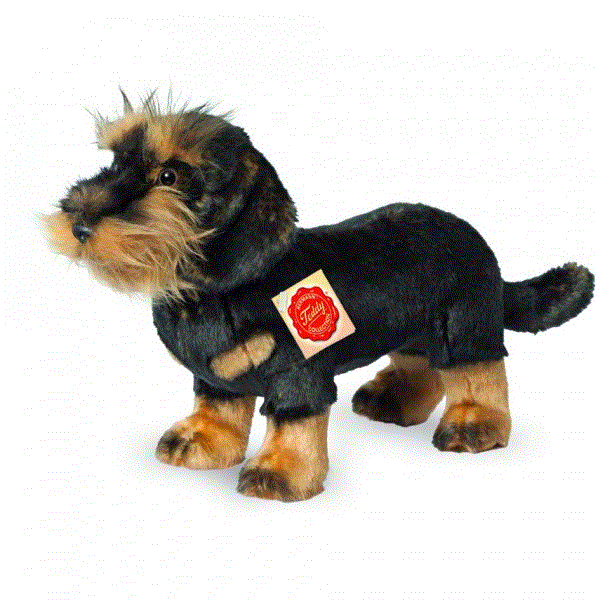 Hermann Teddy Rauhaardackel stehend 28 cm Stofftier