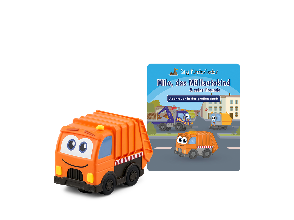 Tonies Hörfigur Sing Kinderlieder - Milo, das Müllauto & seine Freunde
