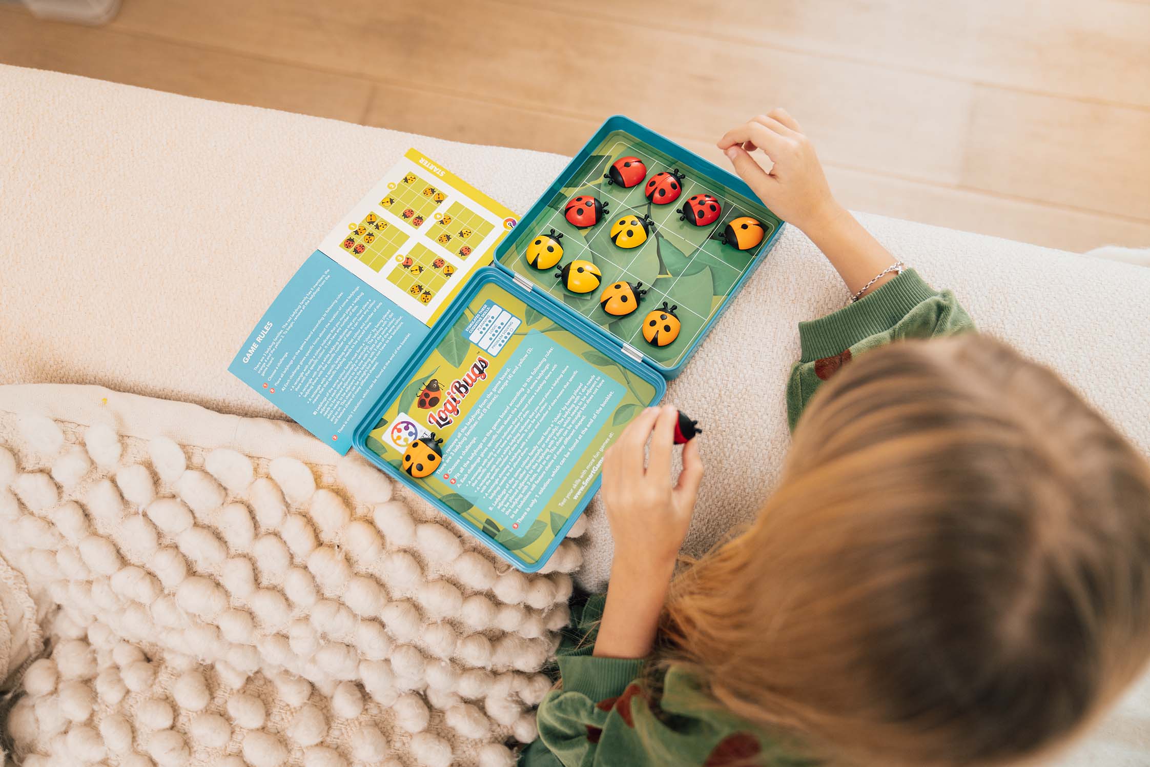 SMARTGames magnetisches Reisespiel Käfer Karussell