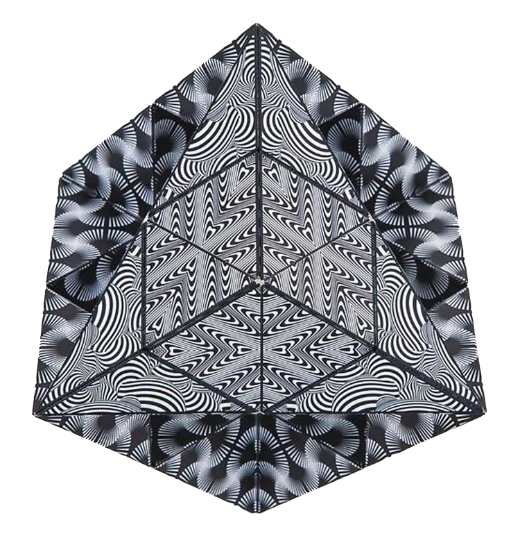 Shashibo Cube - Black and white Magnetwürfel