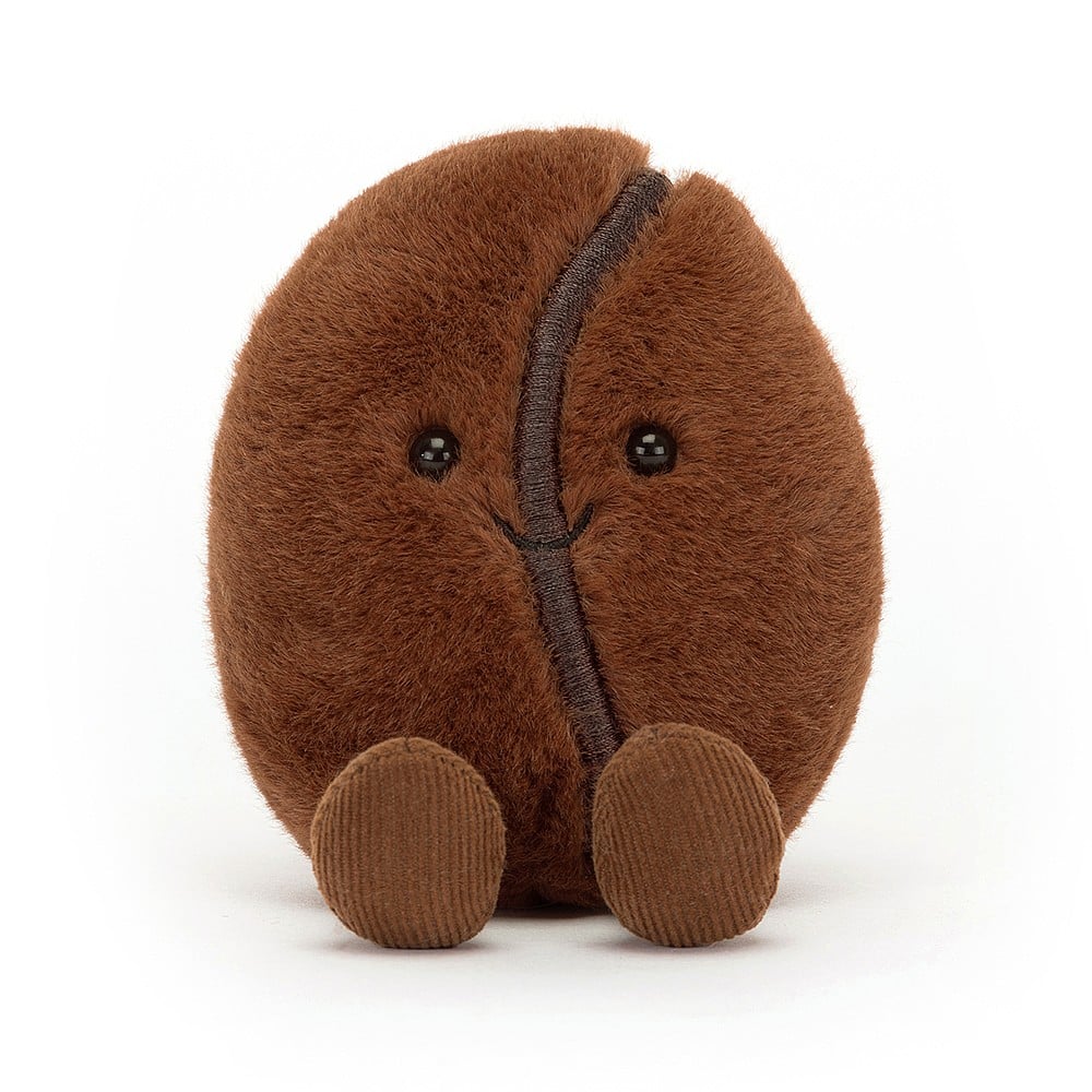 Jellycat Stofftier Amuseable Coffee Bean Kaffeebohne aus Plüsch